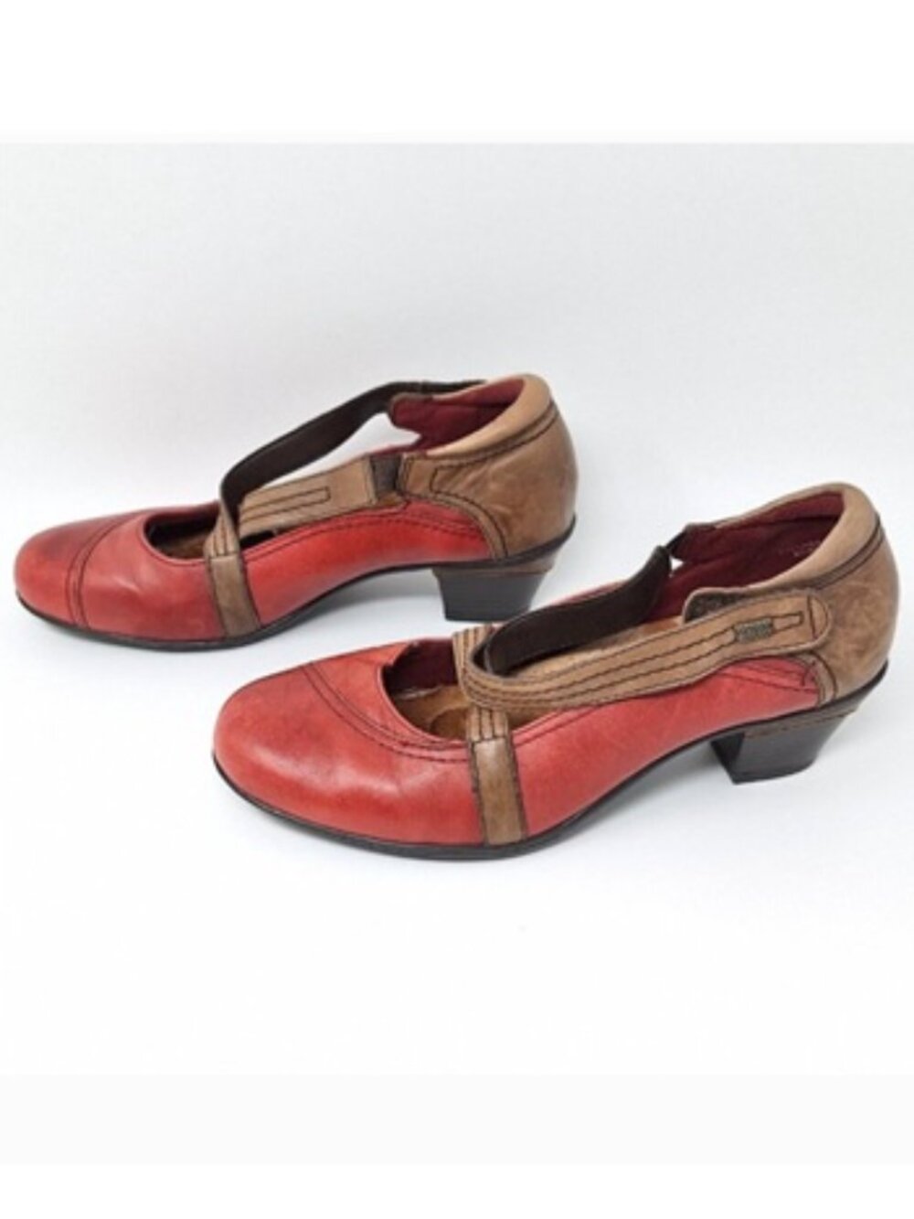 Earth Passage Leather Mary Jane Women’s Shoes Size 8